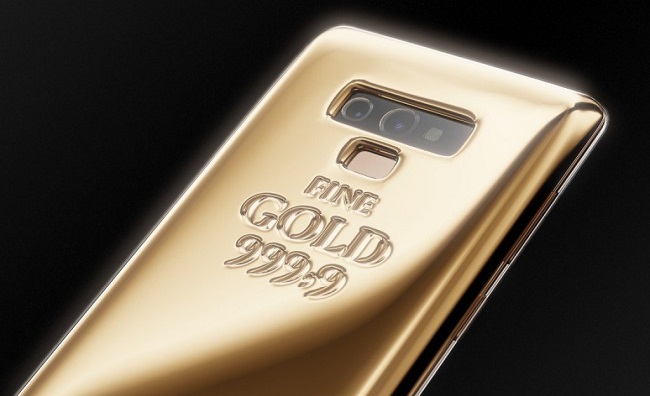 Samsung galaxy Note 9 phiên bản vàng 999.9k